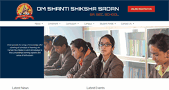Desktop Screenshot of omshantisss.com
